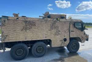 The Ukrainian servicemen received Pinzgauer armored vehicles