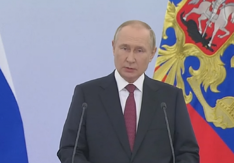 Путин объявил об аннексии частей 4 областей Украины и предложил переговоры